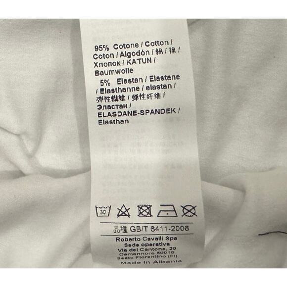 13-66 ROBERTO CAVALLI Men's NWT Cotton Boxer Brief Underwear White L - Picture 6 of 7